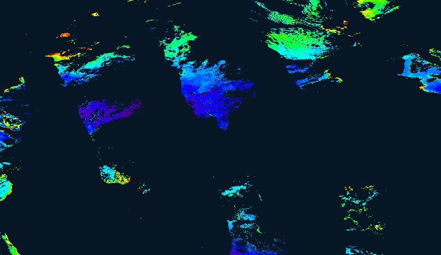 NASA MODIS Aqua chlorophyll-a imagery, 8 September 2026